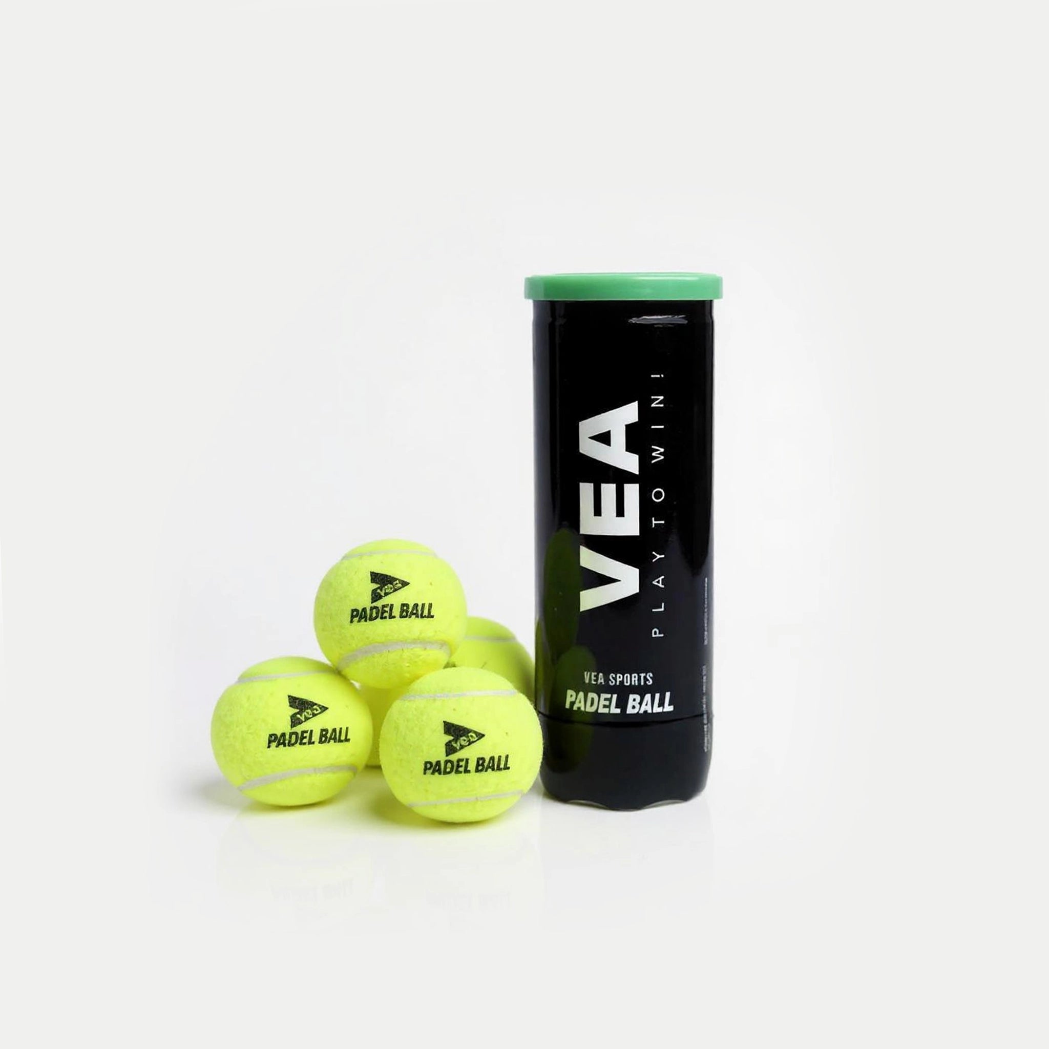 VEA Padel Balls – 3 Ball Tube | Durable, High Bounce, Tournament Quality
