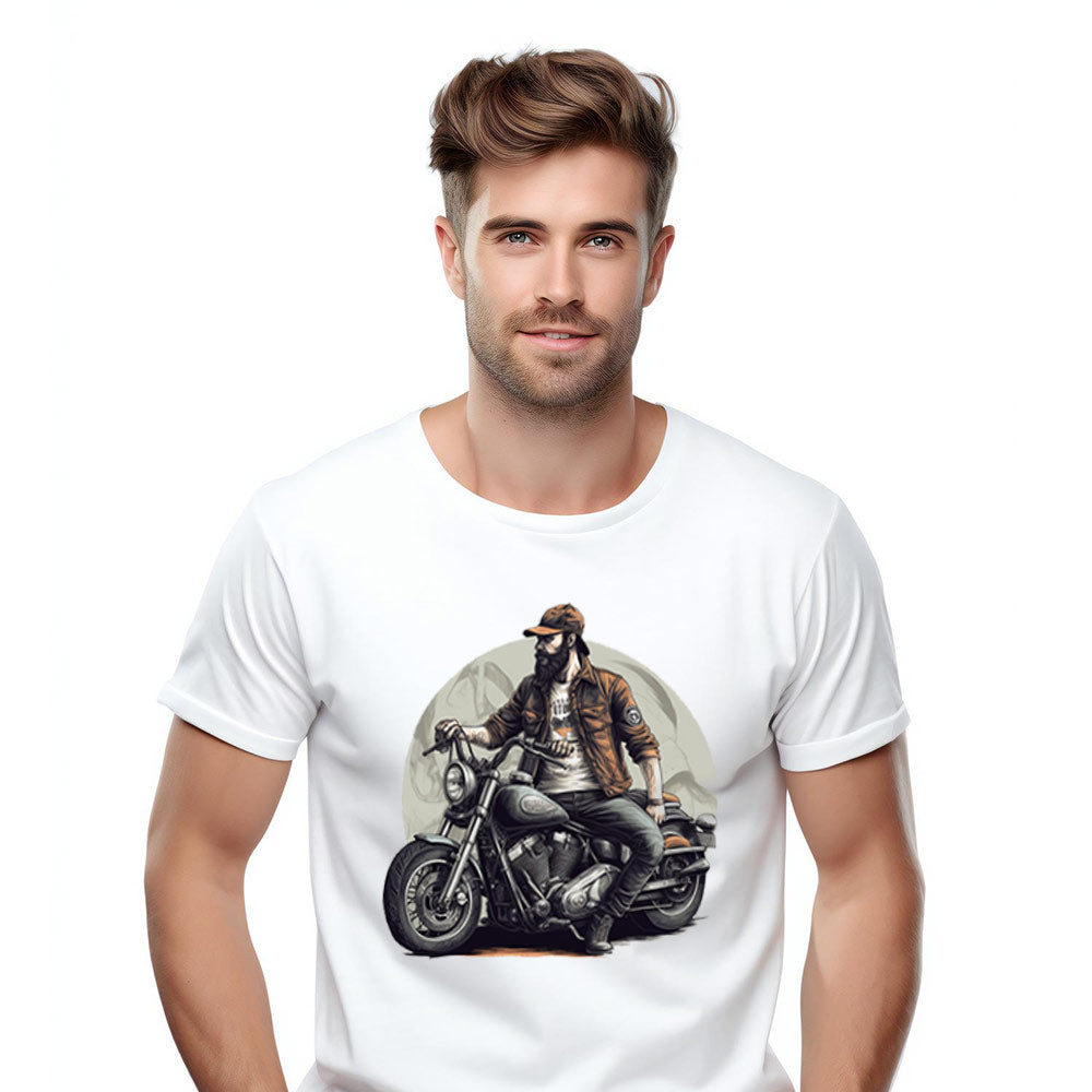 Vintage Vibe Cruiser: Exclusive T-Shirts for Him Perfect for Bike Lovers