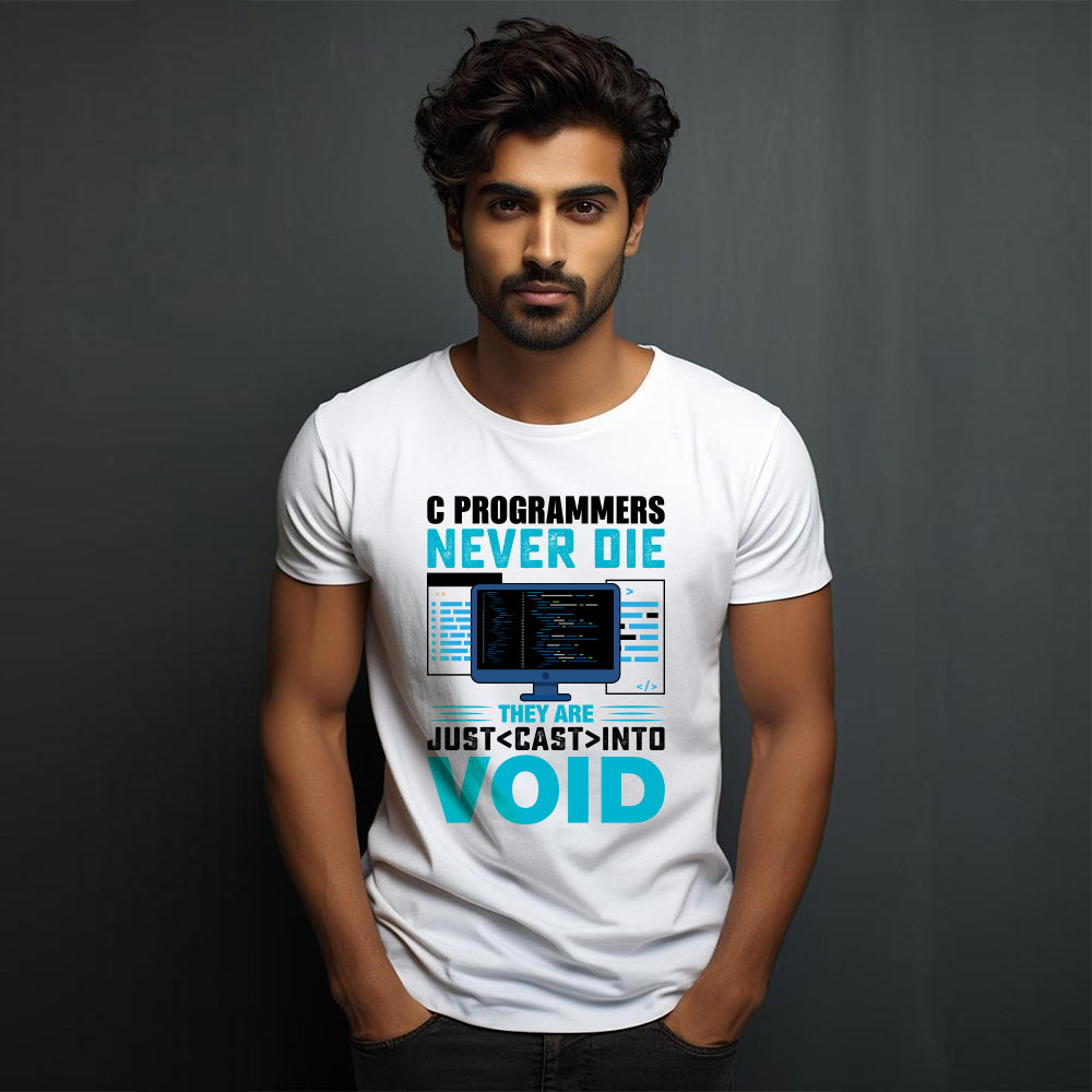 Techlinked Shirt Technology Lover Round Neck T-Shirts Design for Men